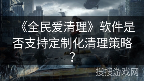 《全民爱清理》软件是否支持定制化清理策略？