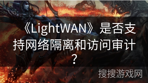 《LightWAN》是否支持网络隔离和访问审计？