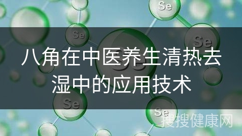 八角在中医养生清热去湿中的应用技术