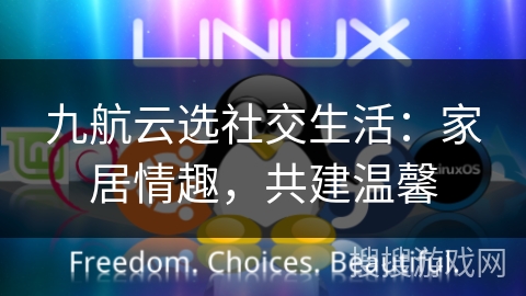 九航云选社交生活：家居情趣，共建温馨