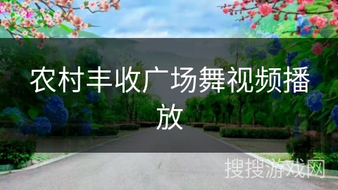 农村丰收广场舞视频播放