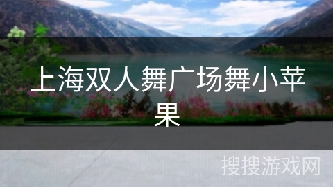 上海双人舞广场舞小苹果