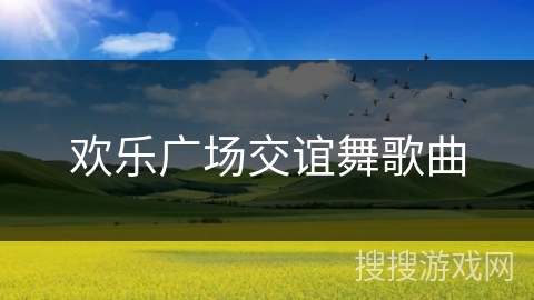 欢乐广场交谊舞歌曲