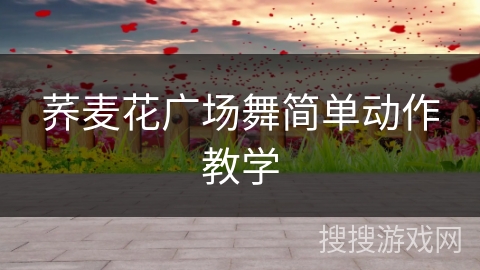 荞麦花广场舞简单动作教学