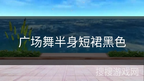 广场舞半身短裙黑色