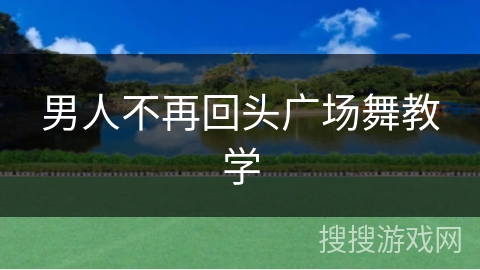 男人不再回头广场舞教学