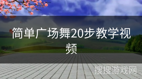 简单广场舞20步教学视频 简单广场舞20步教学视频