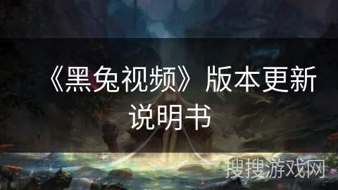《黑兔视频》版本更新说明书