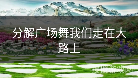 分解广场舞我们走在大路上