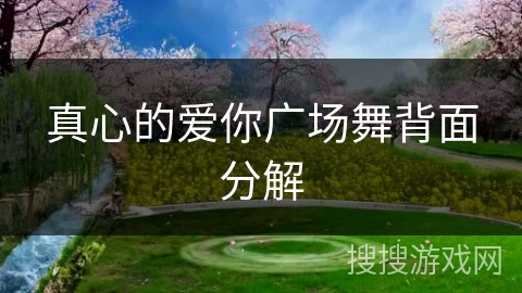 真心的爱你广场舞背面分解