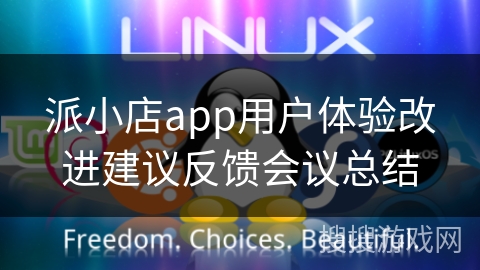 派小店app用户体验改进建议反馈会议总结