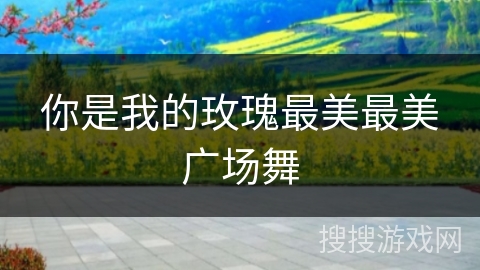 你是我的玫瑰最美最美广场舞