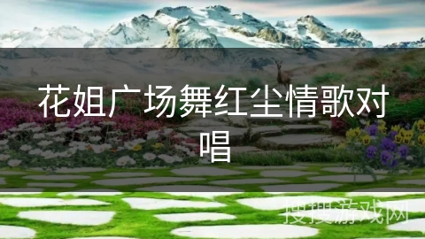 花姐广场舞红尘情歌对唱