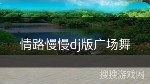 情路慢慢dj版广场舞