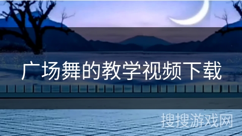 广场舞的教学视频下载