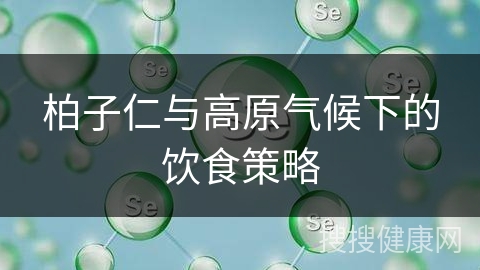 柏子仁与高原气候下的饮食策略