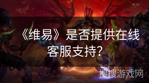 《维易》是否提供在线客服支持？