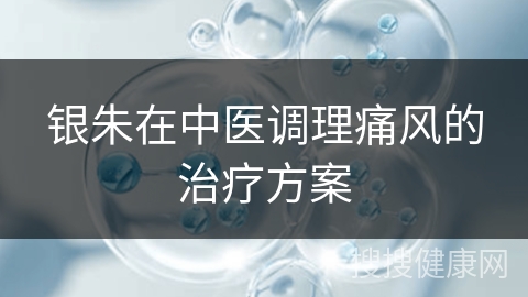 银朱在中医调理痛风的治疗方案