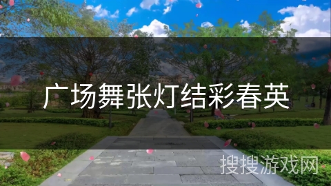 广场舞张灯结彩春英