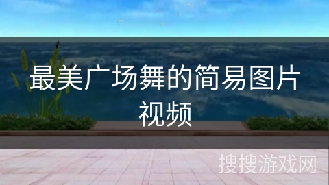 最美广场舞的简易图片视频