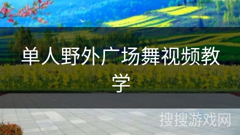 单人野外广场舞视频教学