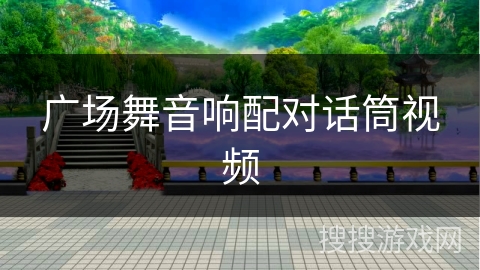 广场舞音响配对话筒视频