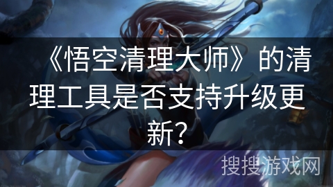 《悟空清理大师》的清理工具是否支持升级更新？