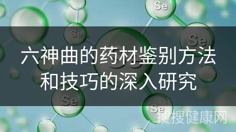 六神曲的药材鉴别方法和技巧的深入研究