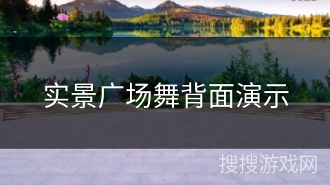 实景广场舞背面演示 实景广场舞背面演示