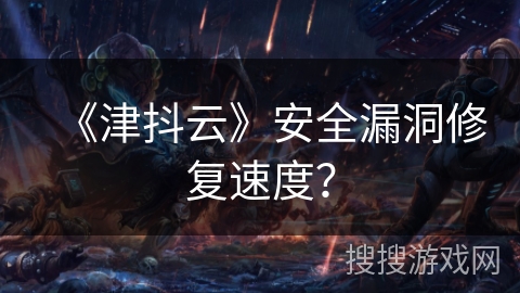 《津抖云》安全漏洞修复速度？