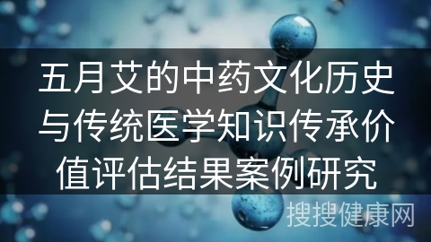 五月艾的中药文化历史与传统医学知识传承价值评估结果案例研究