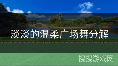 淡淡的温柔广场舞分解 淡淡的温柔广场舞分解
