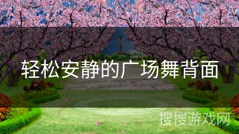 轻松安静的广场舞背面