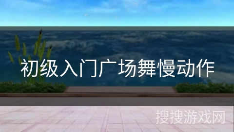 初级入门广场舞慢动作