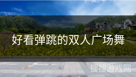 好看弹跳的双人广场舞