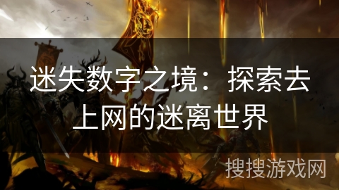 迷失数字之境：探索去上网的迷离世界