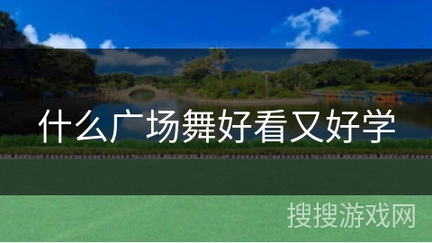 什么广场舞好看又好学