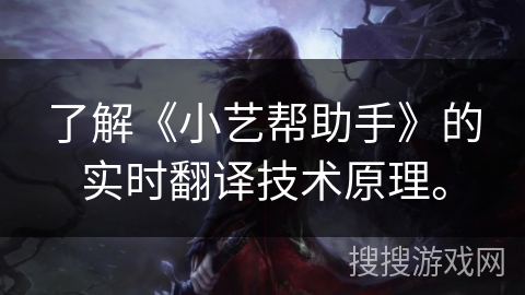 了解《小艺帮助手》的实时翻译技术原理。