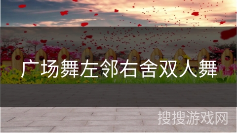 广场舞左邻右舍双人舞