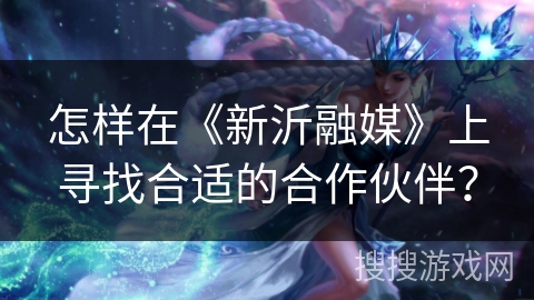 怎样在《新沂融媒》上寻找合适的合作伙伴？