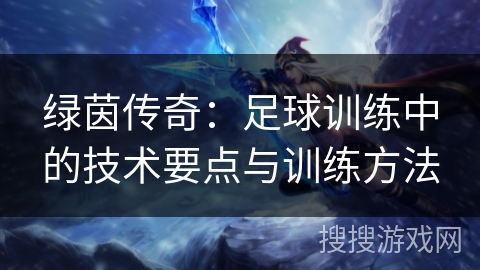 绿茵传奇：足球训练中的技术要点与训练方法