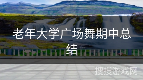 老年大学广场舞期中总结