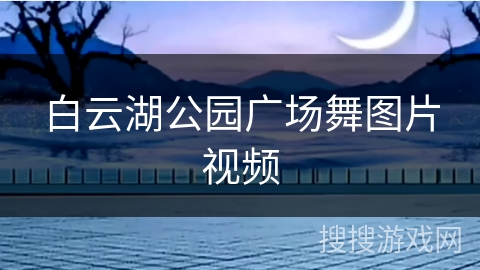 白云湖公园广场舞图片视频