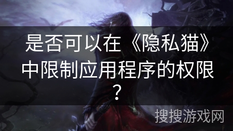 是否可以在《隐私猫》中限制应用程序的权限？