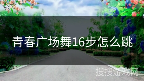 青春广场舞16步怎么跳