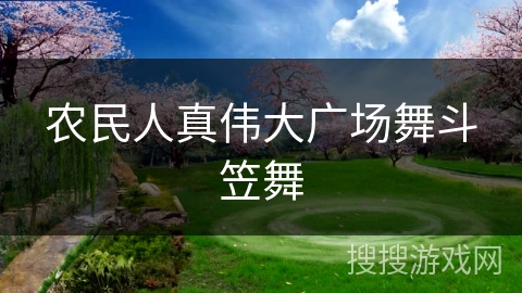 农民人真伟大广场舞斗笠舞
