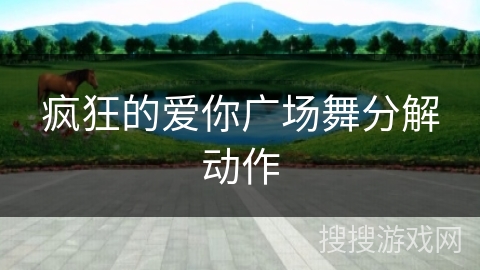 疯狂的爱你广场舞分解动作