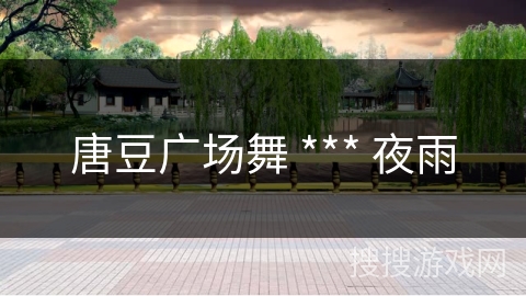 唐豆广场舞 *** 夜雨