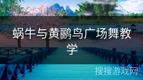 蜗牛与黄鹂鸟广场舞教学