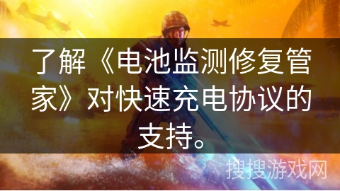 了解《电池监测修复管家》对快速充电协议的支持。